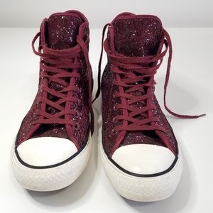 Converse Limited Edition All Star High Port Glitter Sneakers